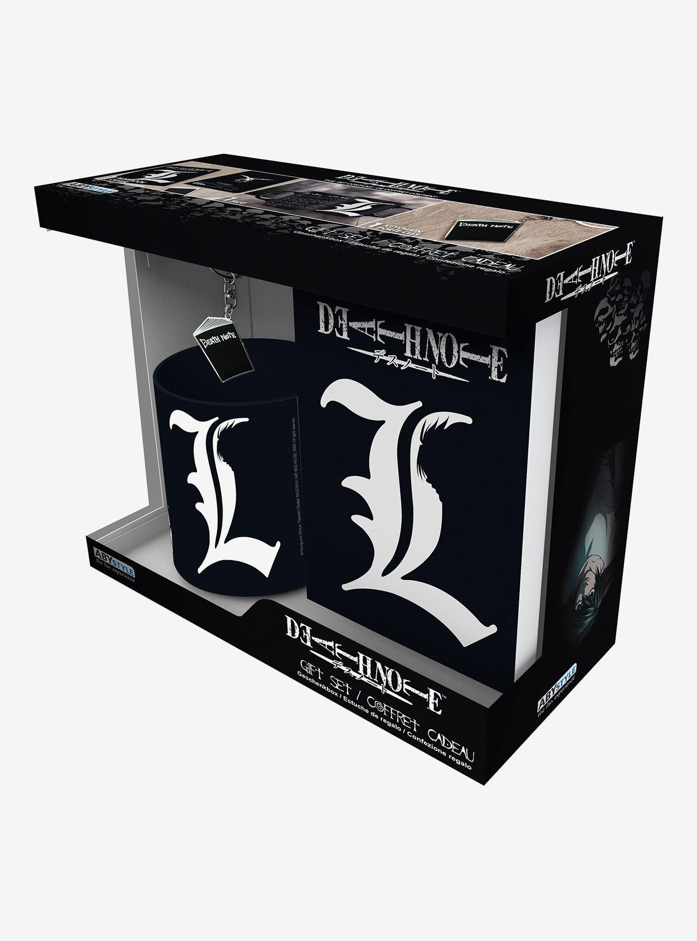 Death Note "L" Notebook, Mug, and Keychain Set, , hi-res