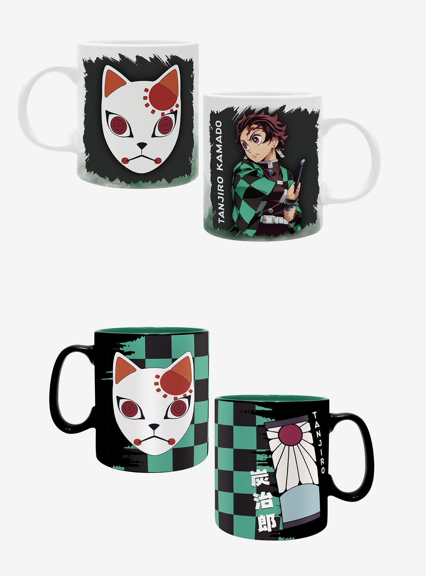 Demon Slayer: Kimetsu No Yaiba Tanjiro Mask and Hanafuda Earrings Mug Set, , hi-res