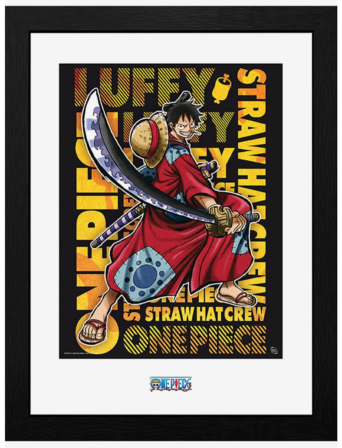 One Piece Luffy in Wano Framed Poster, , hi-res