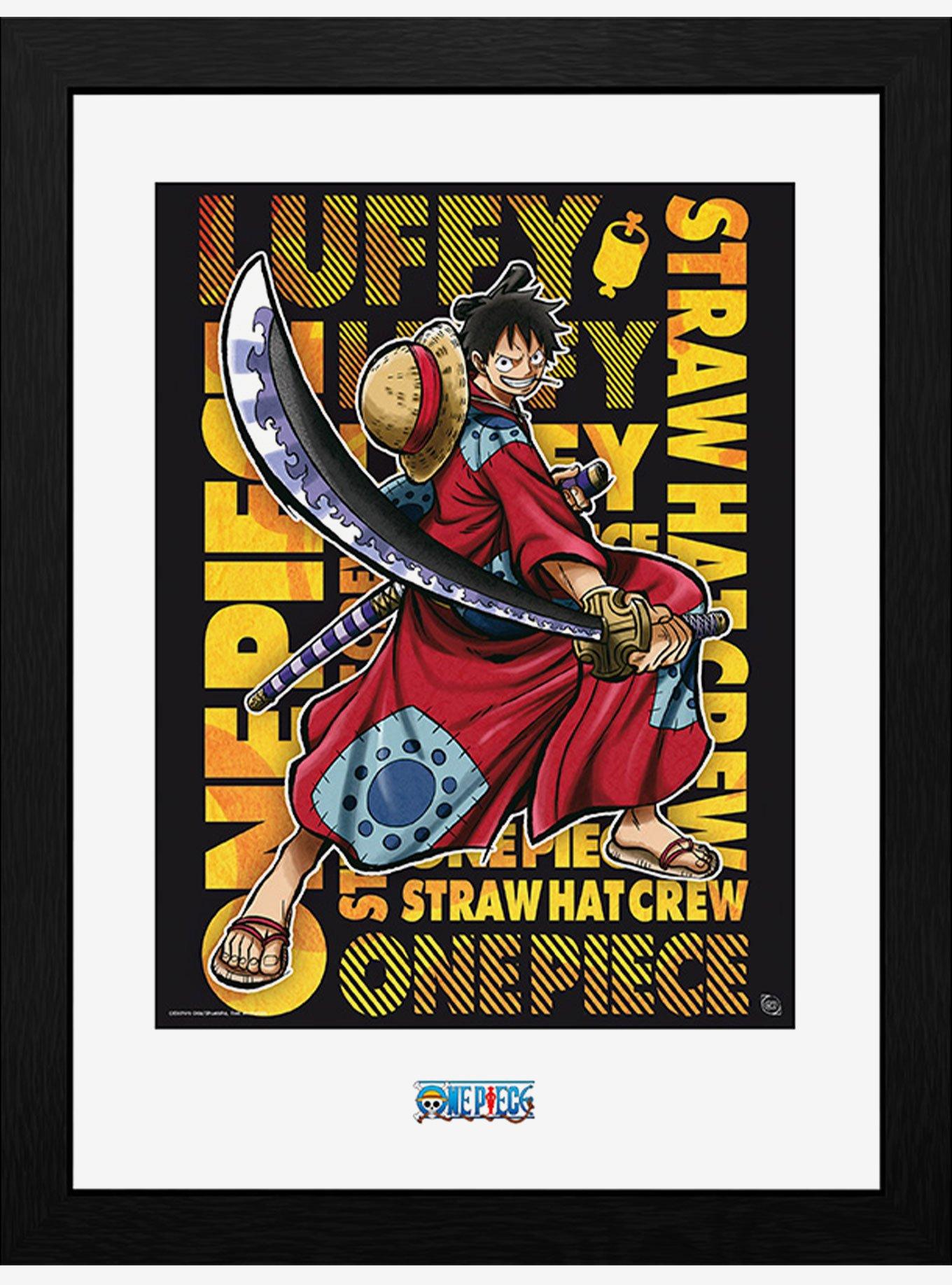 One Piece Luffy in Wano Framed Poster, , hi-res