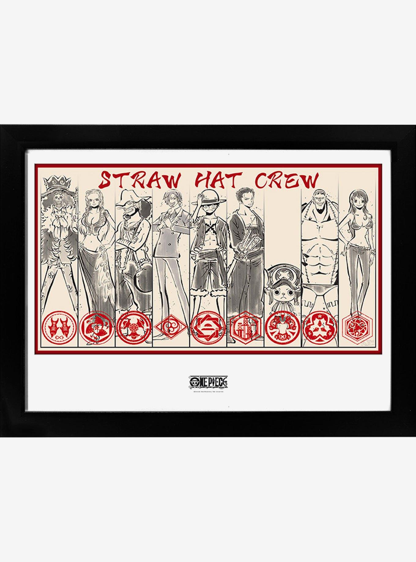 One Piece Straw Hat Crew Framed Poster, , hi-res