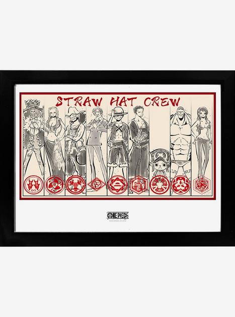 One Piece Straw Hat Crew Framed Poster | BoxLunch