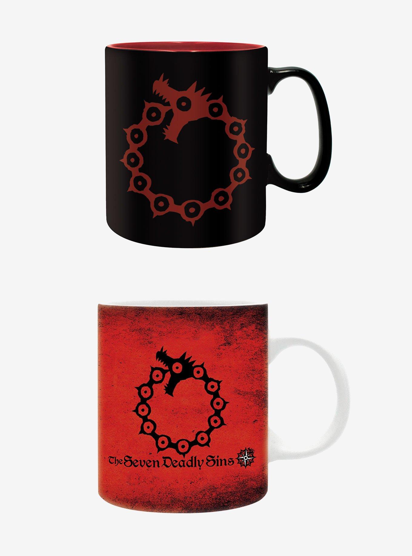 The Seven Deadly Sins Emblems Mug Set, , hi-res