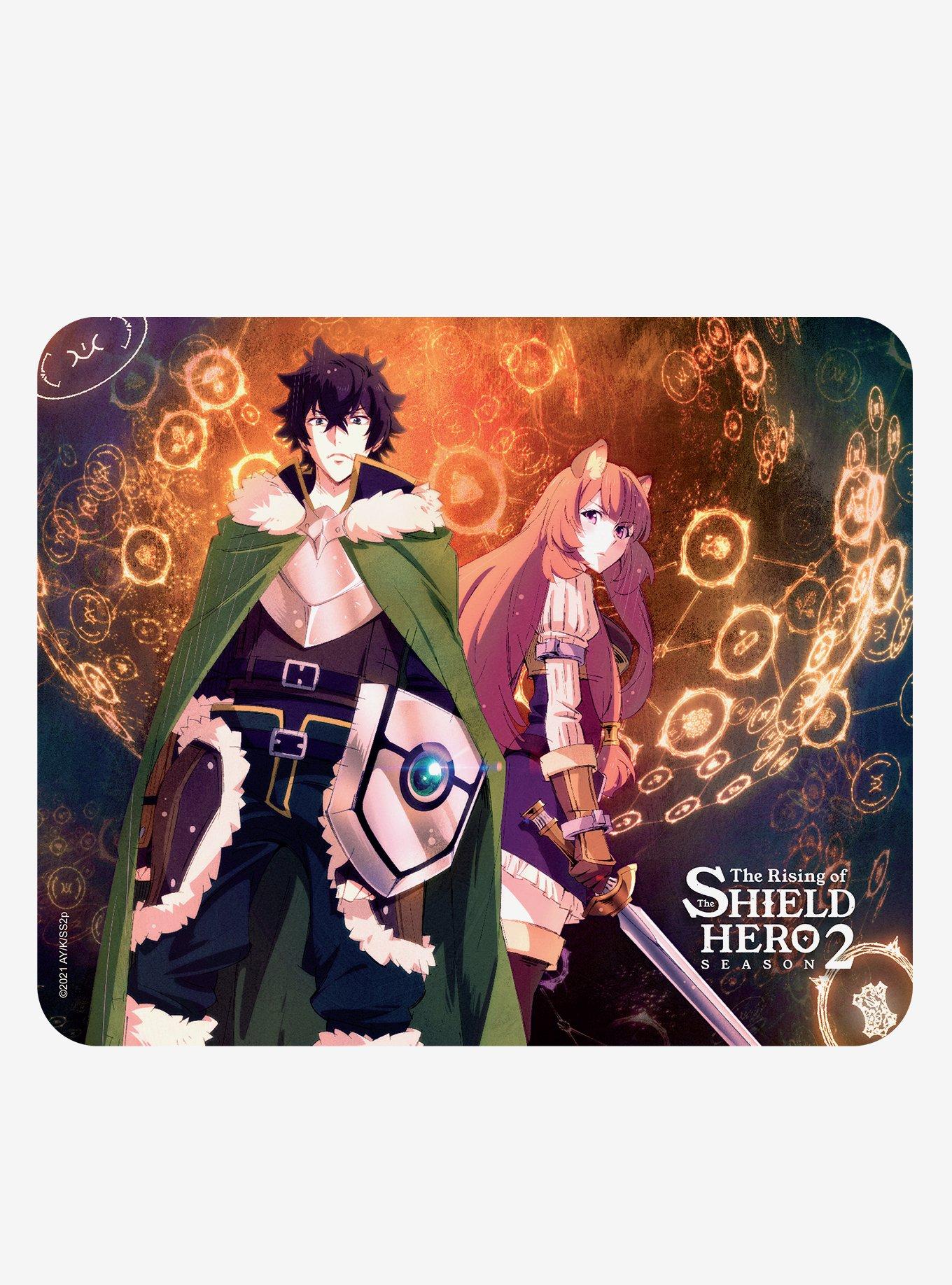 The Rising of the Shield Hero Naofumi & Raphtalia Mousepad, , hi-res