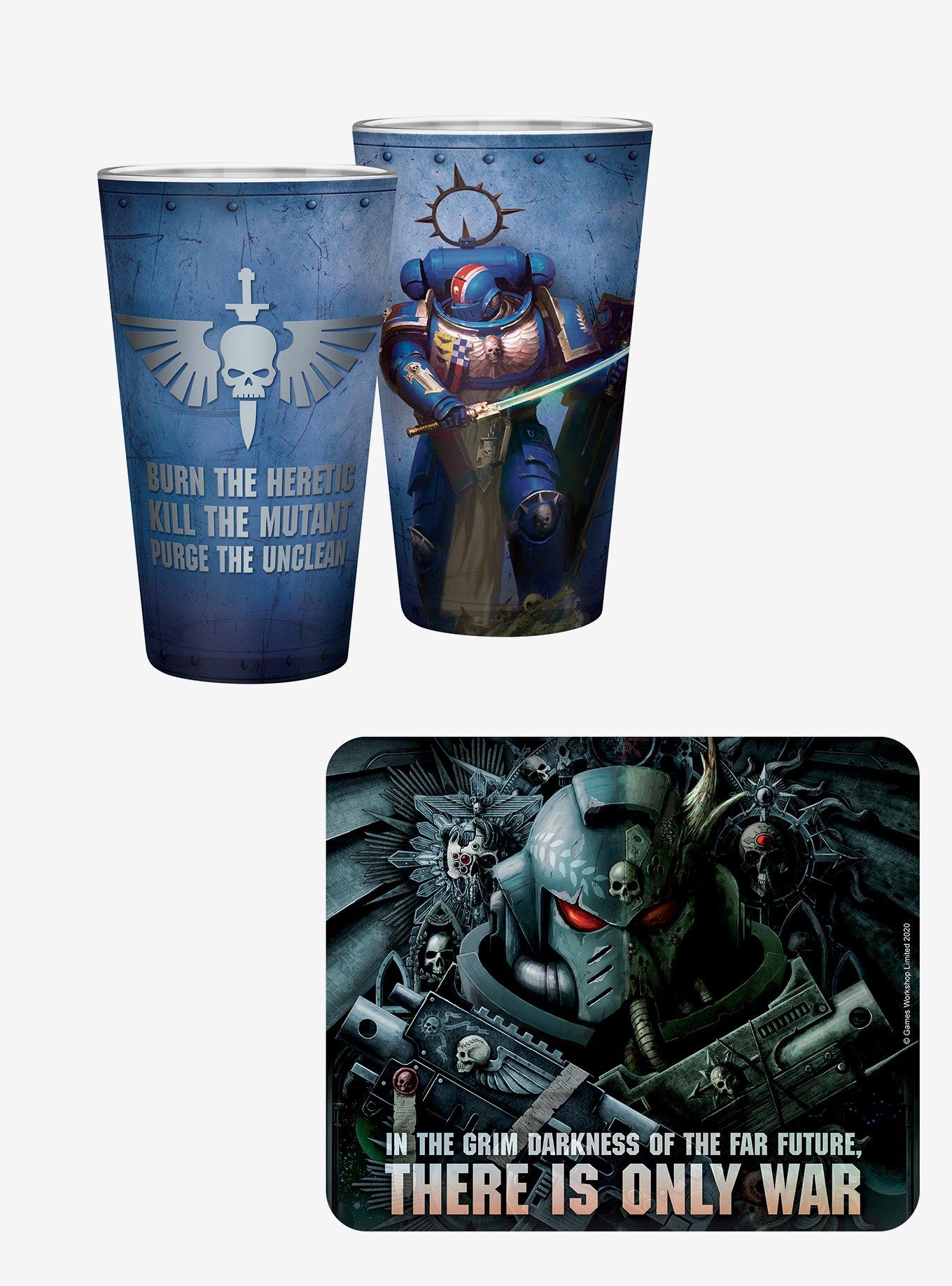 Warhammer 40K Mousepad and Glass Bundle, , hi-res