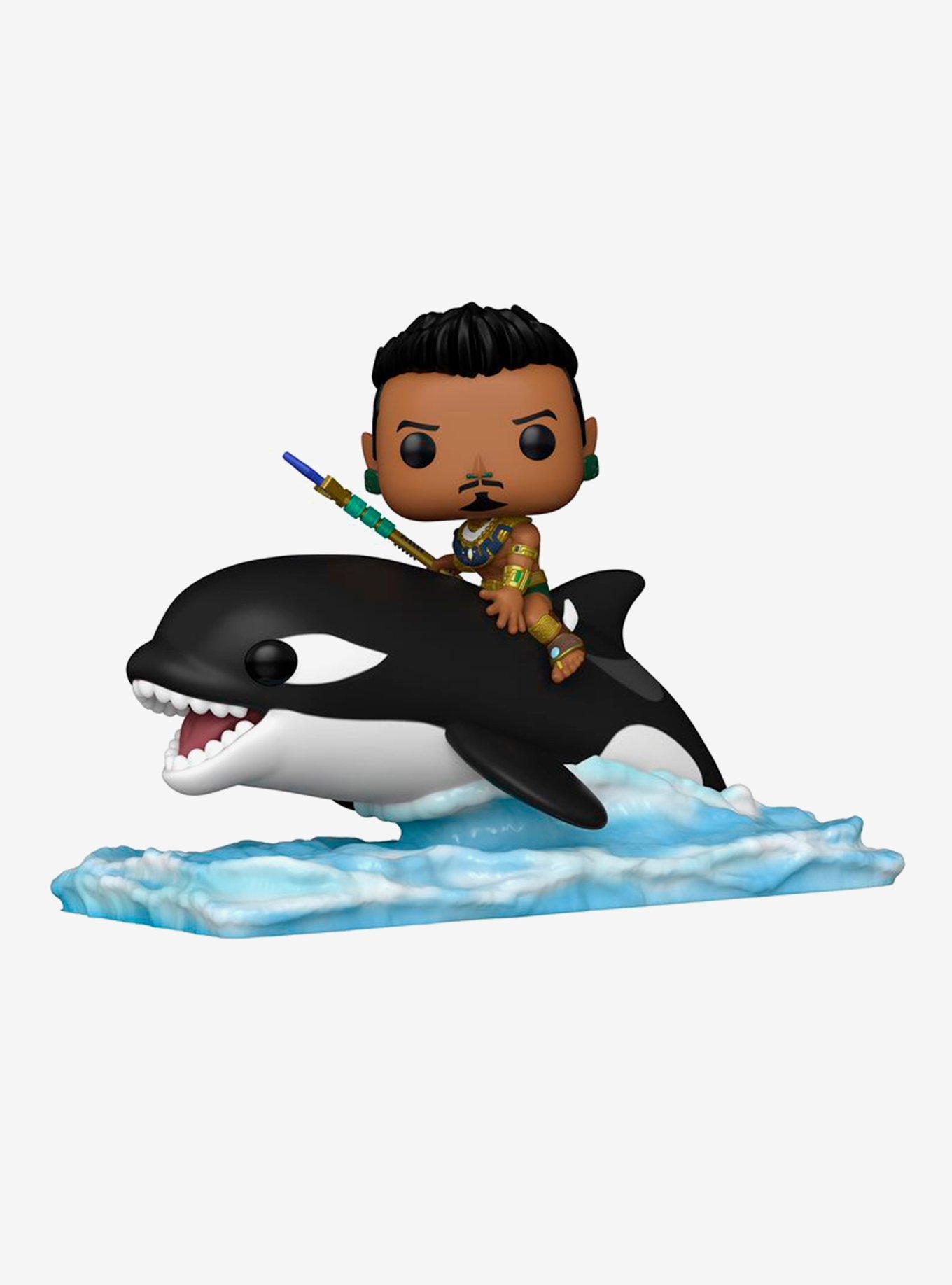 Funko Marvel Black Panther: Wakanda Forever Pop! Rides Namor With Orca Bobble-Head Vinyl Figure, , hi-res