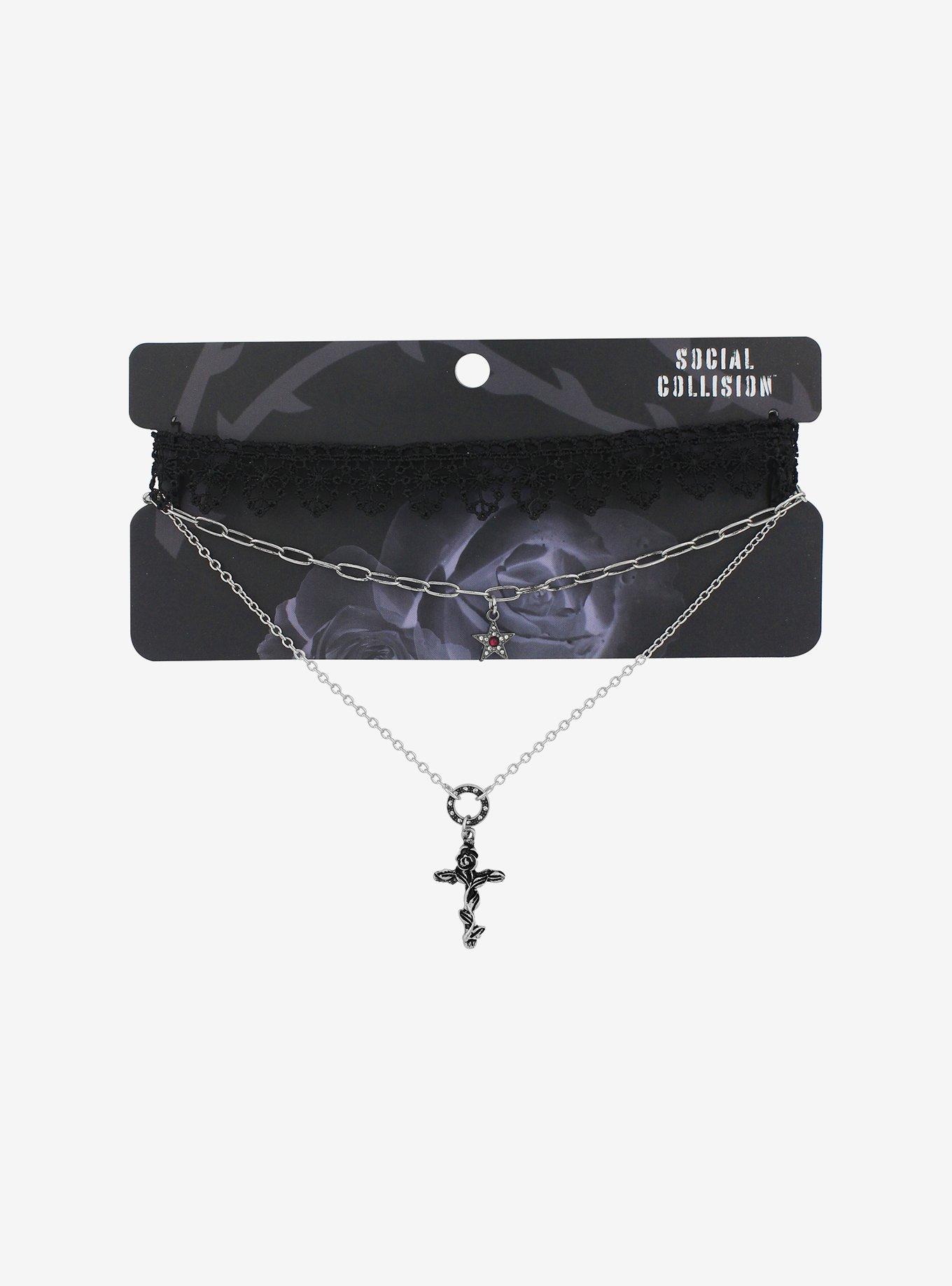 Star Cross Necklace Set, , hi-res