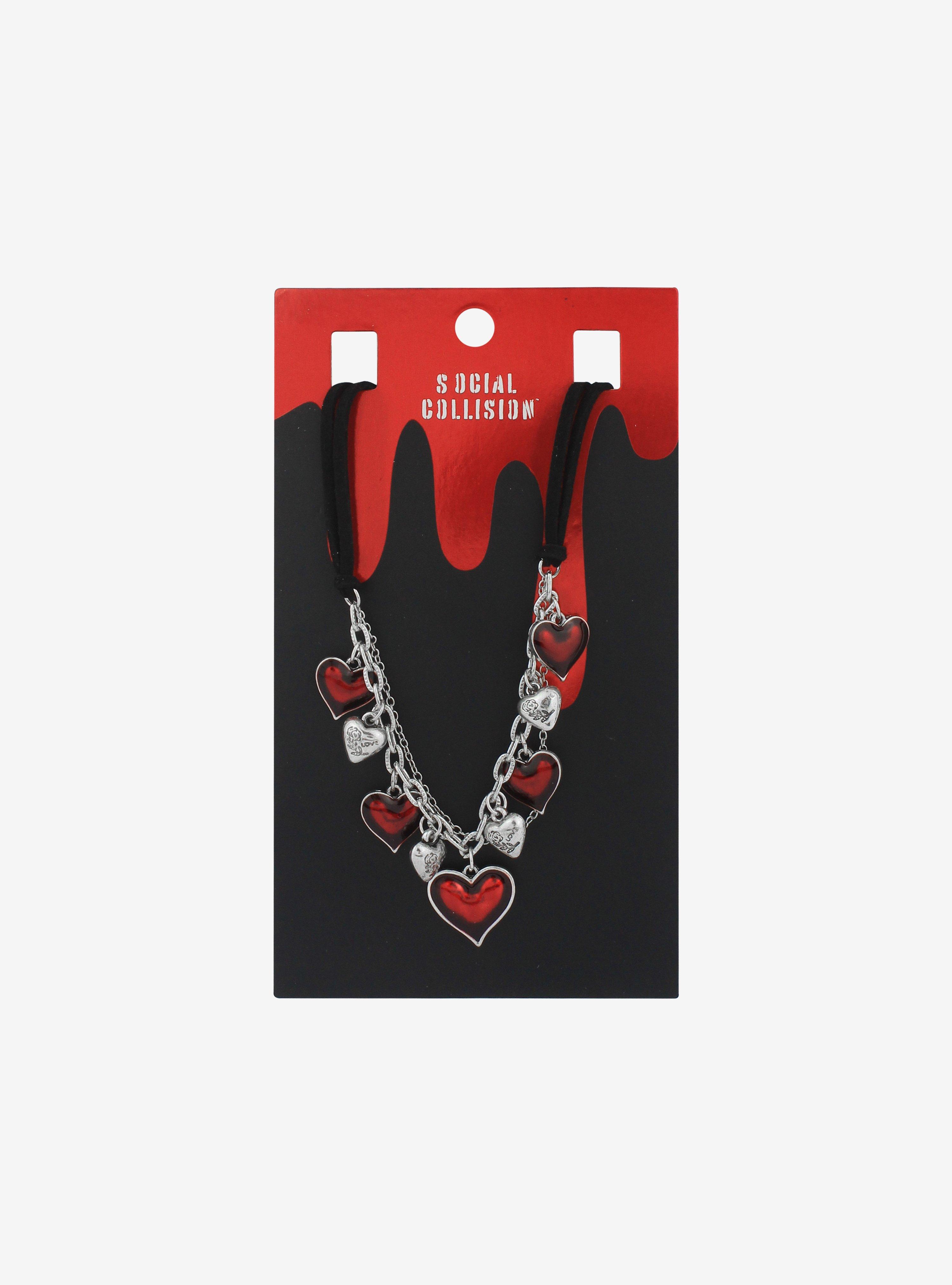 Heart Cord Necklace, , hi-res