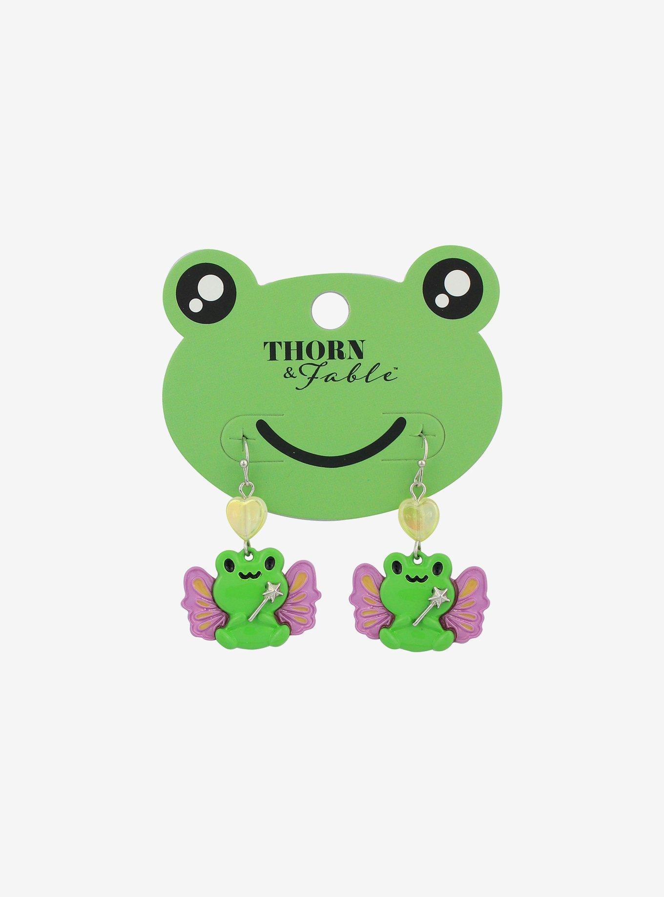Frog Fairy Earrings, , hi-res