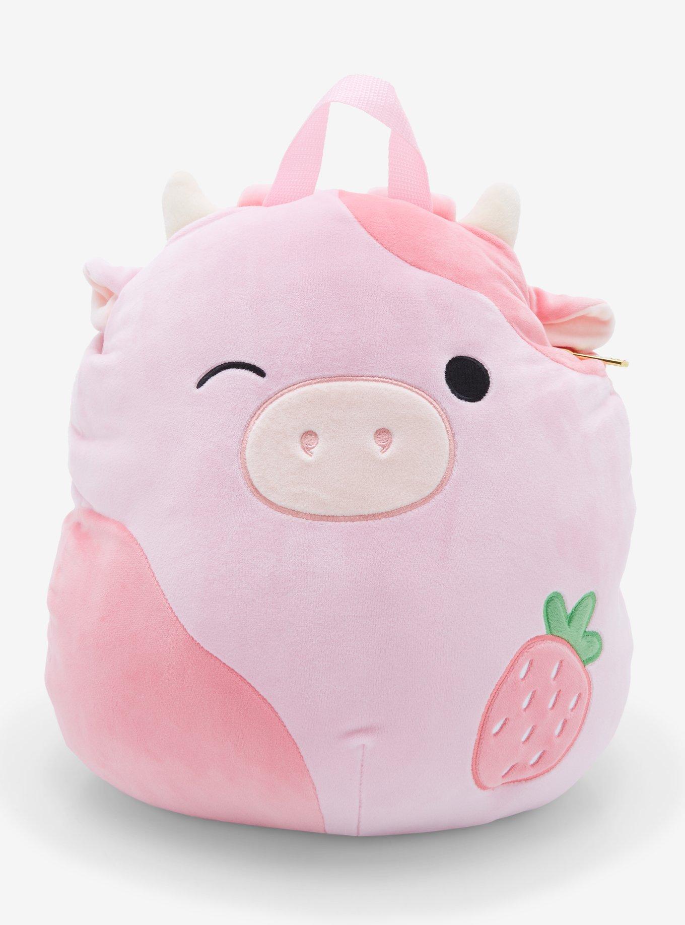 Reshma The Pink Strawberry Cow - Hot Topic Exclusive Squishmallow 8 Plush  NWT