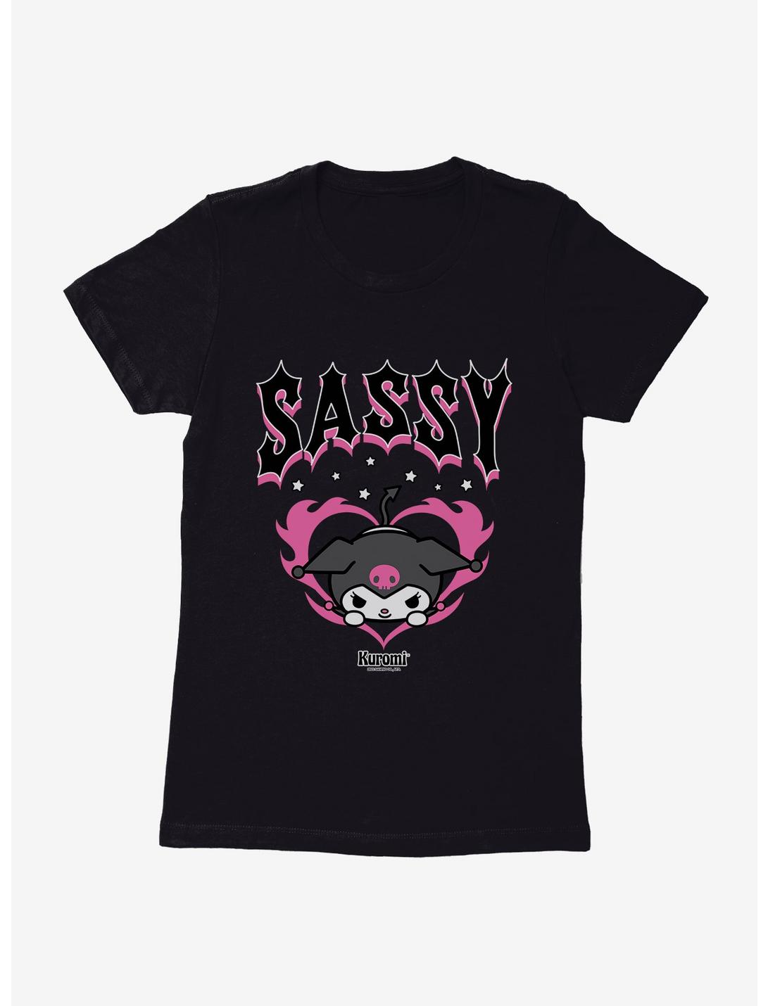 Kuromi Sassy Womens T-Shirt, , hi-res