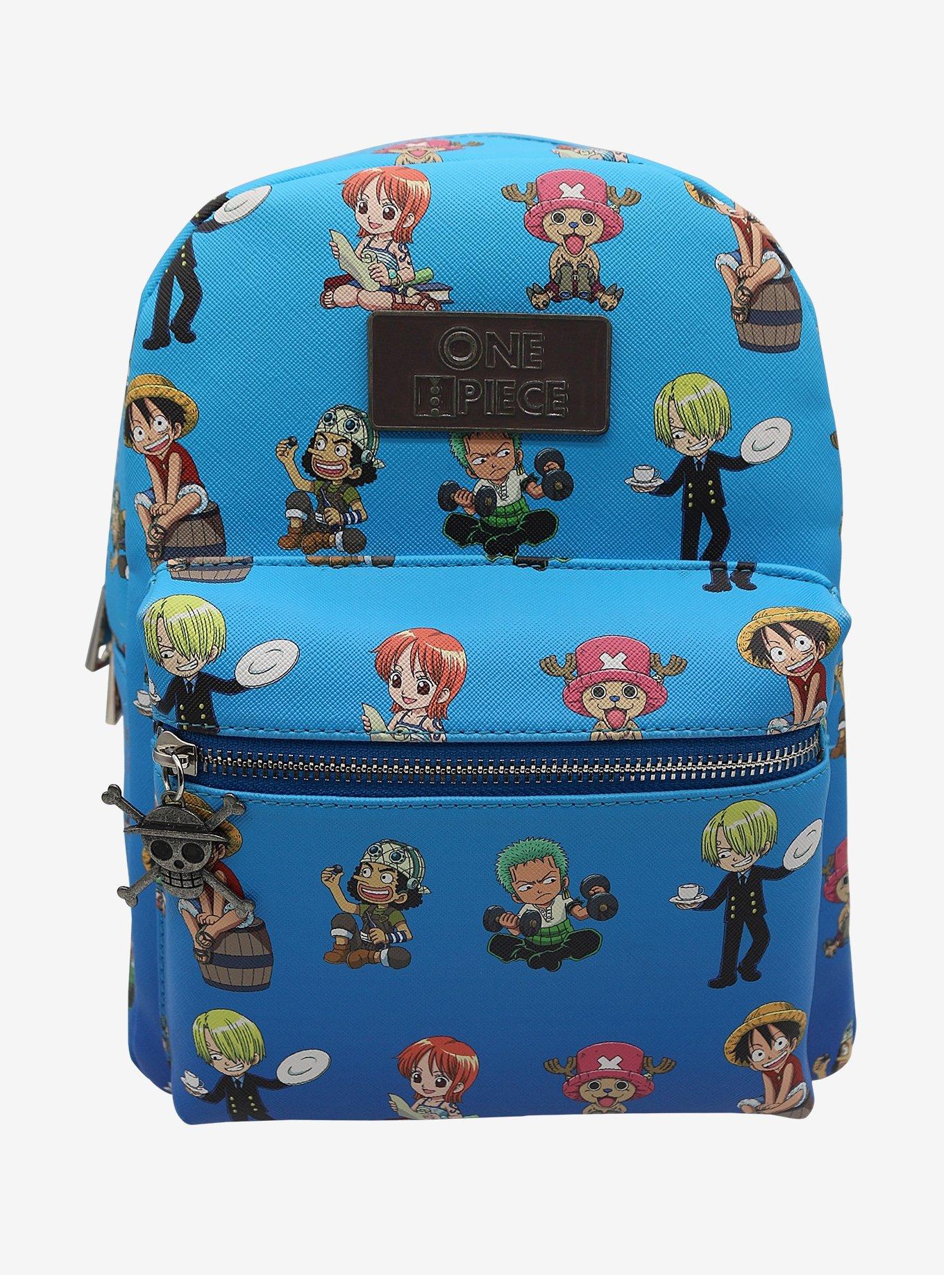 Japanese Anime School Backpack - Naruto Bookbag One Piece