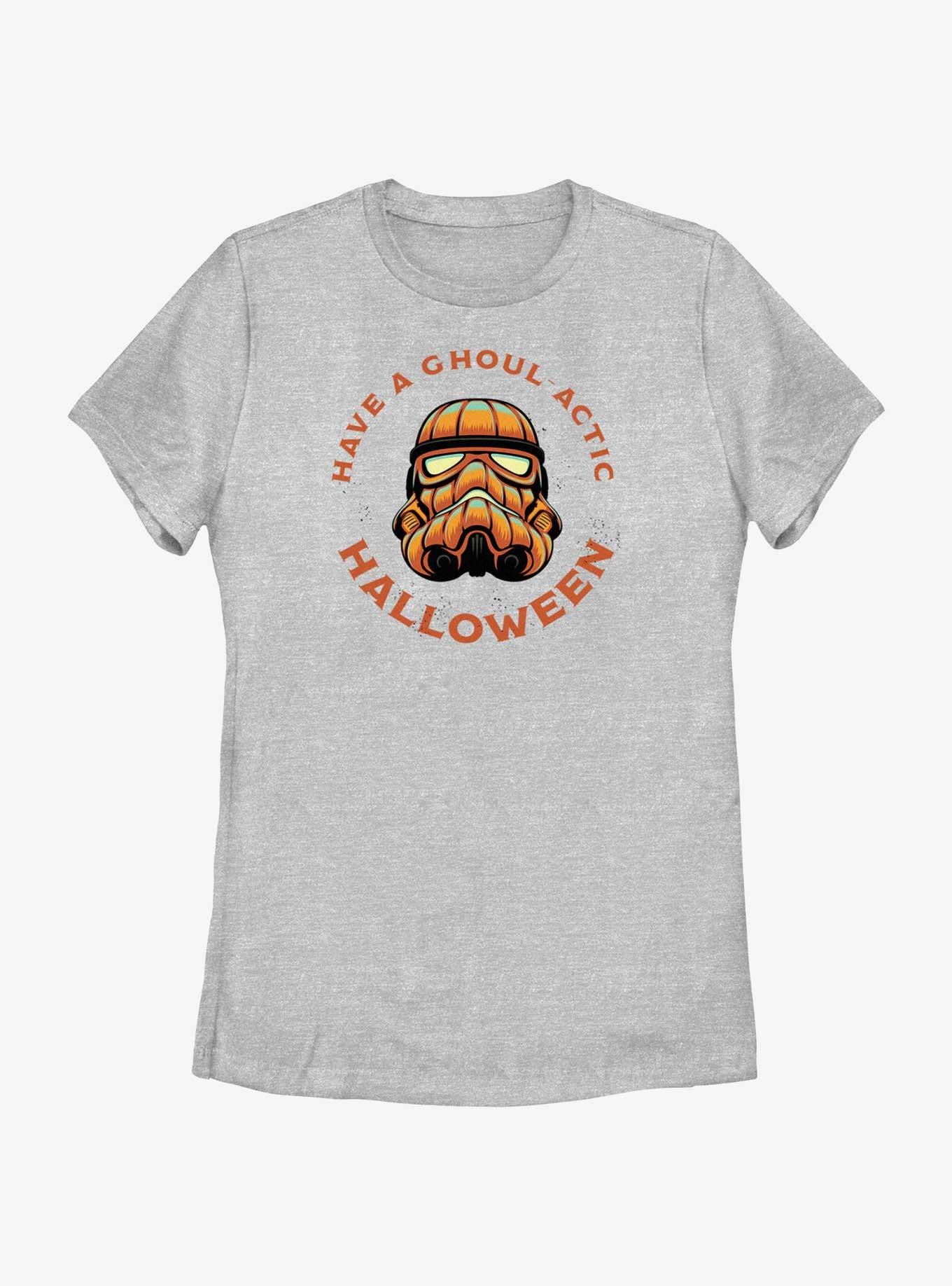 Star Wars Pumpkin Trooper Womens T-Shirt