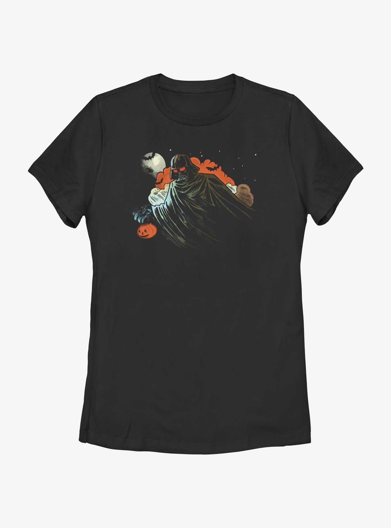 Star Wars Darth Vader Trick Or Treat Womens T-Shirt