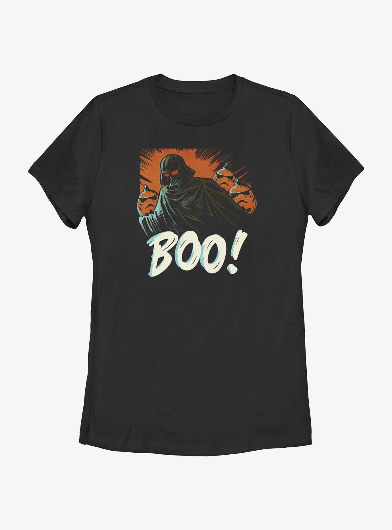Star Wars Darth Vader Boo Womens T-Shirt, BLACK, hi-res