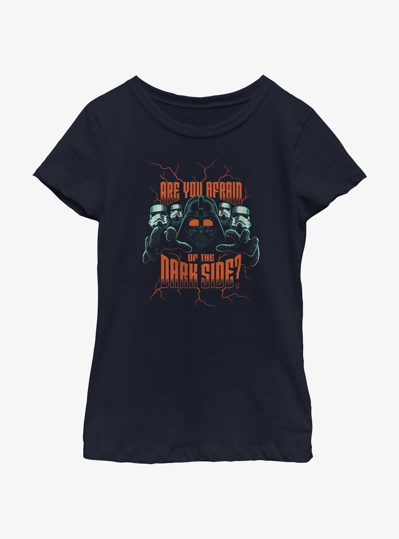 Star Wars Are You Afraid Of The Dark Side Youth Girls T-Shirt, , hi-res