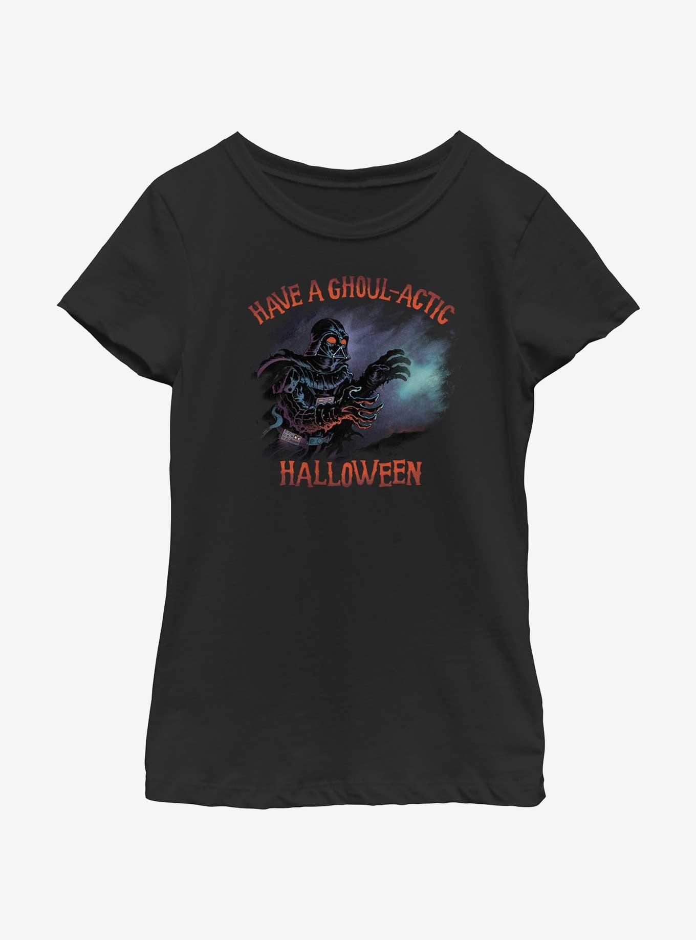Star Wars Ghoulactic Halloween Youth Girls T-Shirt, BLACK, hi-res