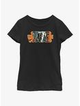 Star Wars Halloween Composition Logo Youth Girls T-Shirt, BLACK, hi-res