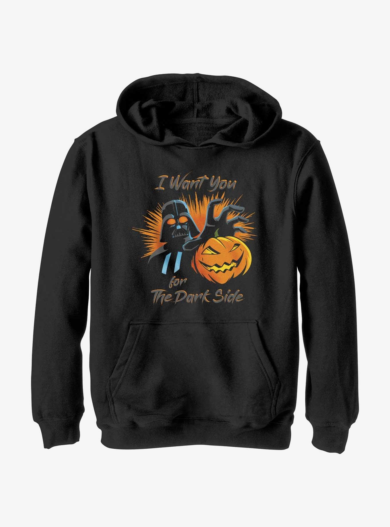 Star Wars Dark Side Wants You Youth Hoodie - Black 