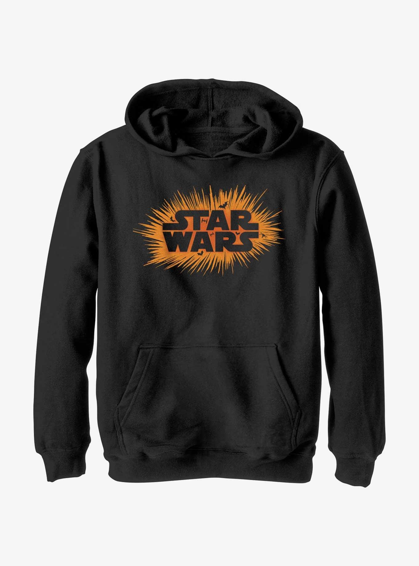 Star Wars Halloween Logo Youth Hoodie, , hi-res