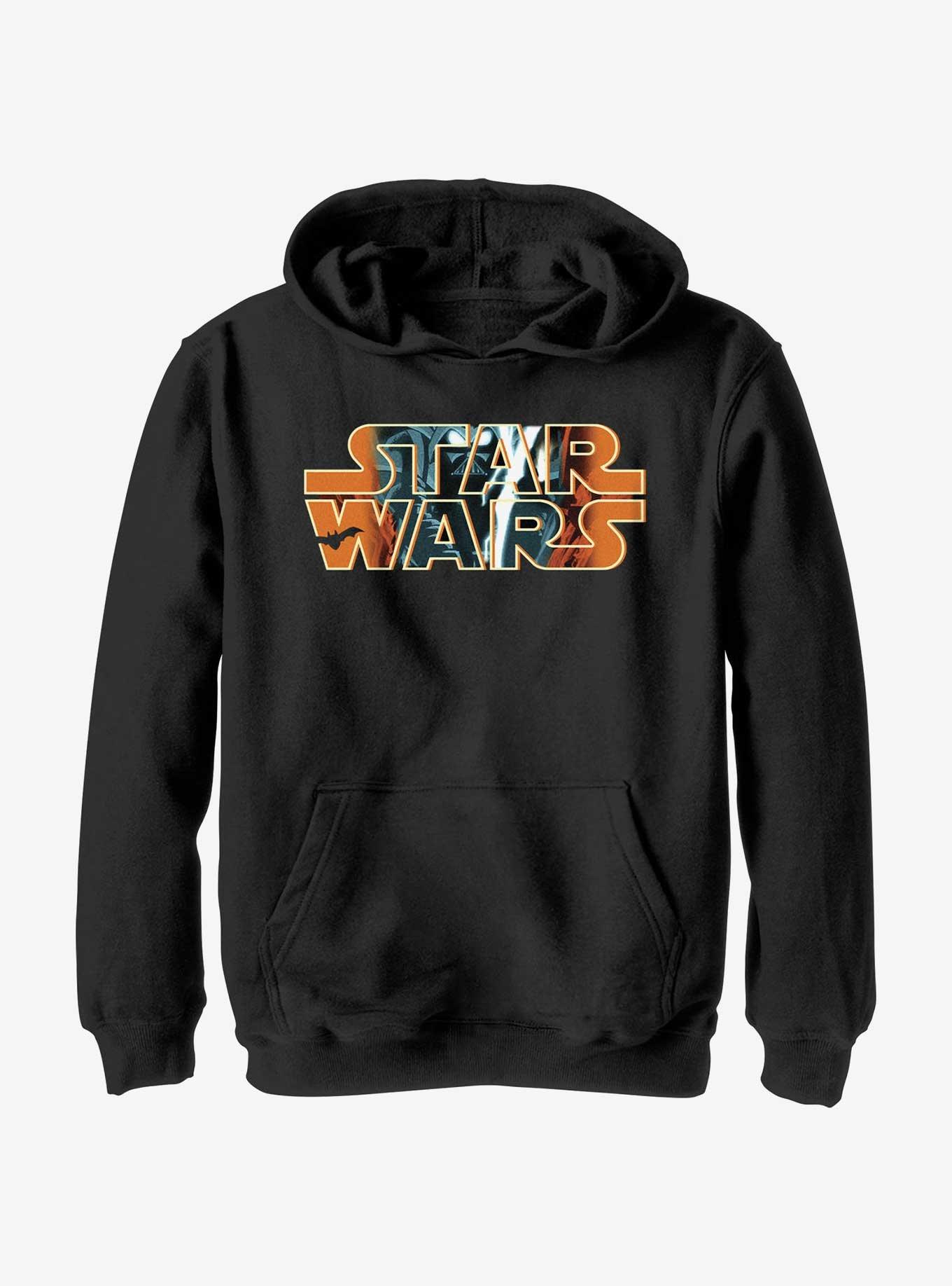 Star Wars Halloween Composition Logo Youth Hoodie, , hi-res