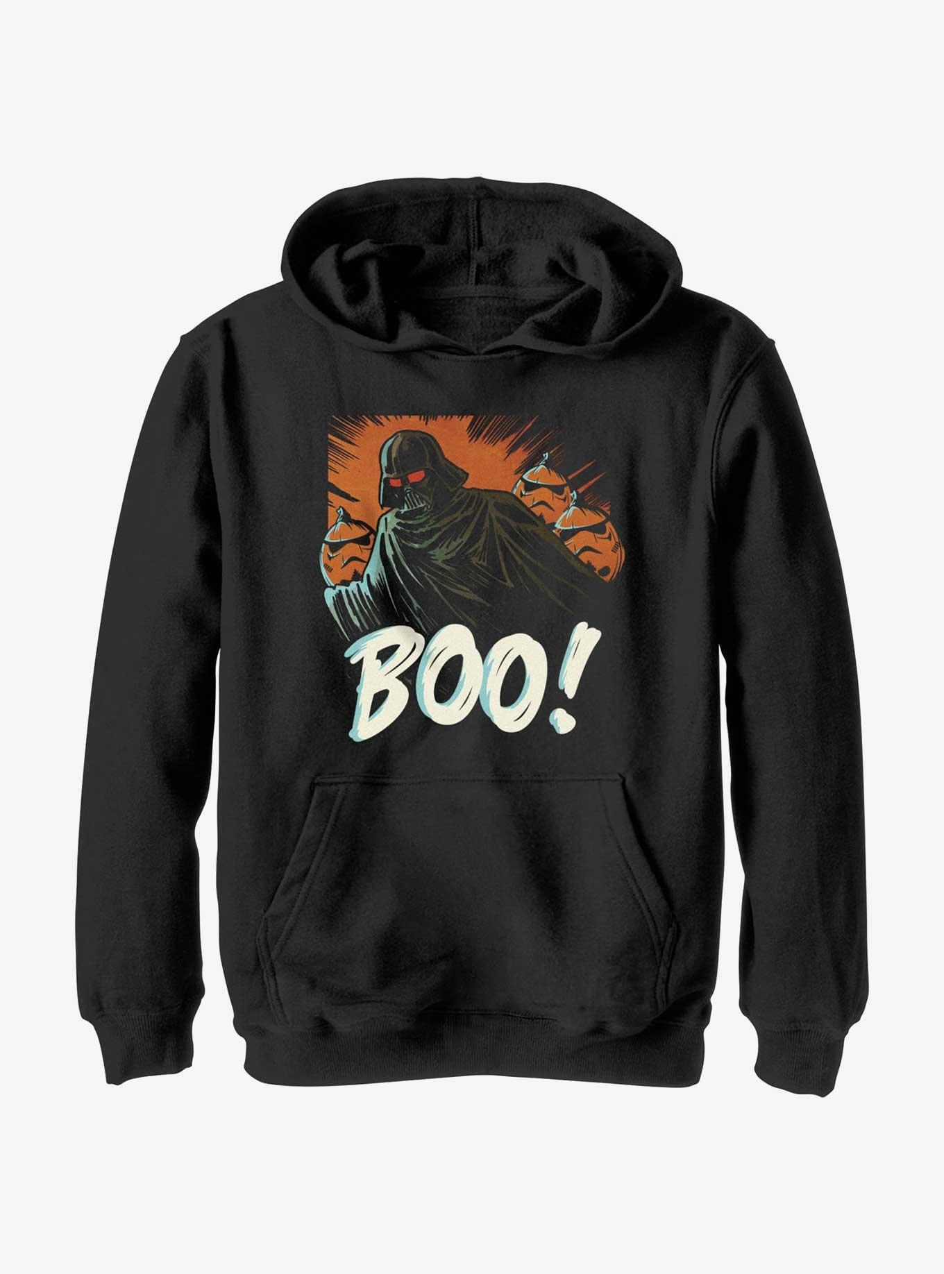 Star Wars Darth Vader Boo Youth Hoodie, BLACK, hi-res