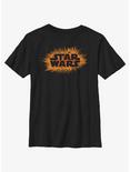 Star Wars Halloween Logo Youth T-Shirt, BLACK, hi-res