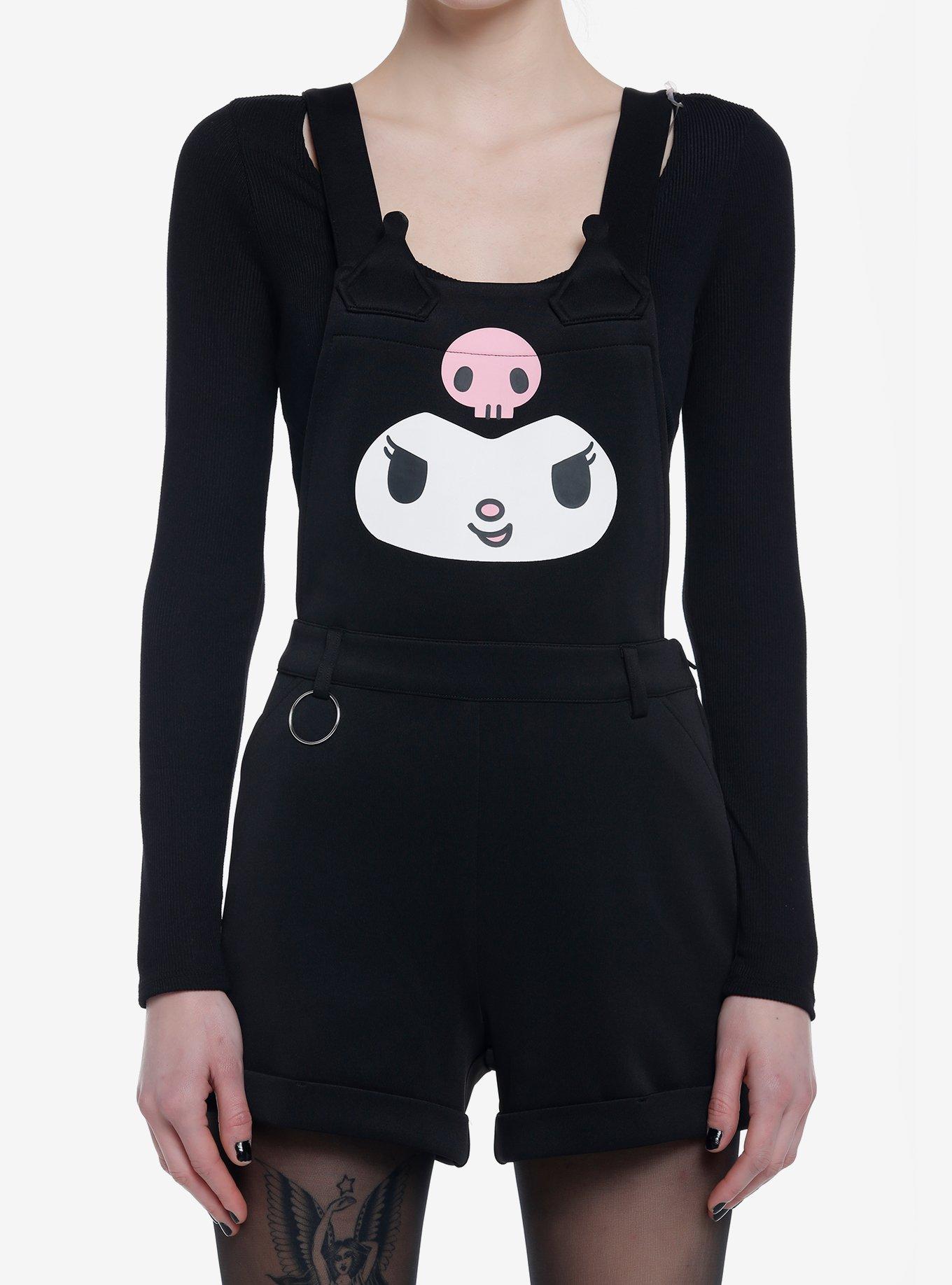 Kuromi Figural Shortalls, MULTI, hi-res