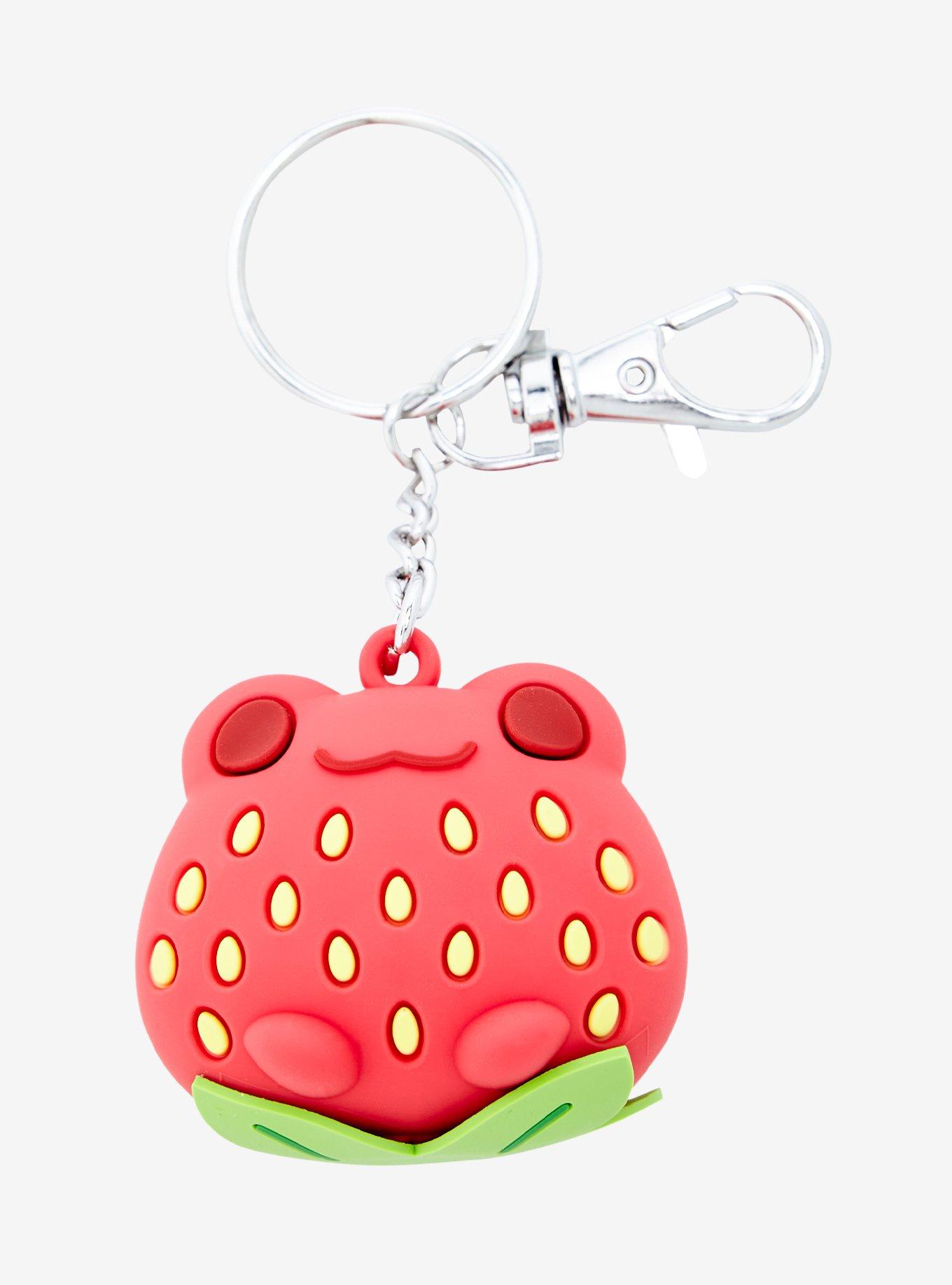Strawberry Frog 3D Keychain BoxLunch Exclusive BoxLunch