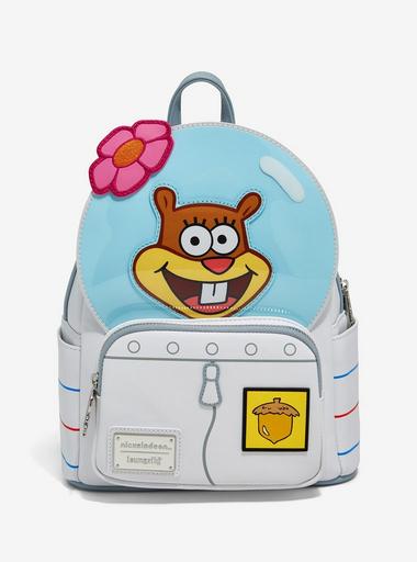 Sandy  Loungefly SpongeBob SquarePants Sandy Cheeks Mini Backpack | Hot Topic