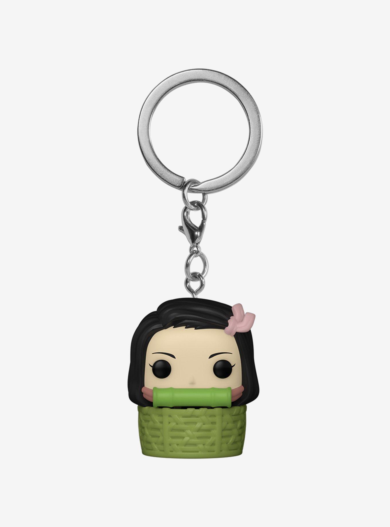 Funko Demon Slayer: Kimetsu No Yaiba Pocket Pop! Nezuko Kamado (In Basket)  Key Chain Hot Topic Exclusive