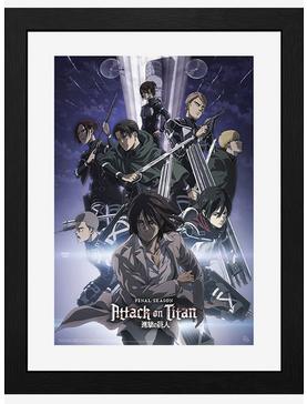 Attack On Titan Characters Framed Poster, , hi-res