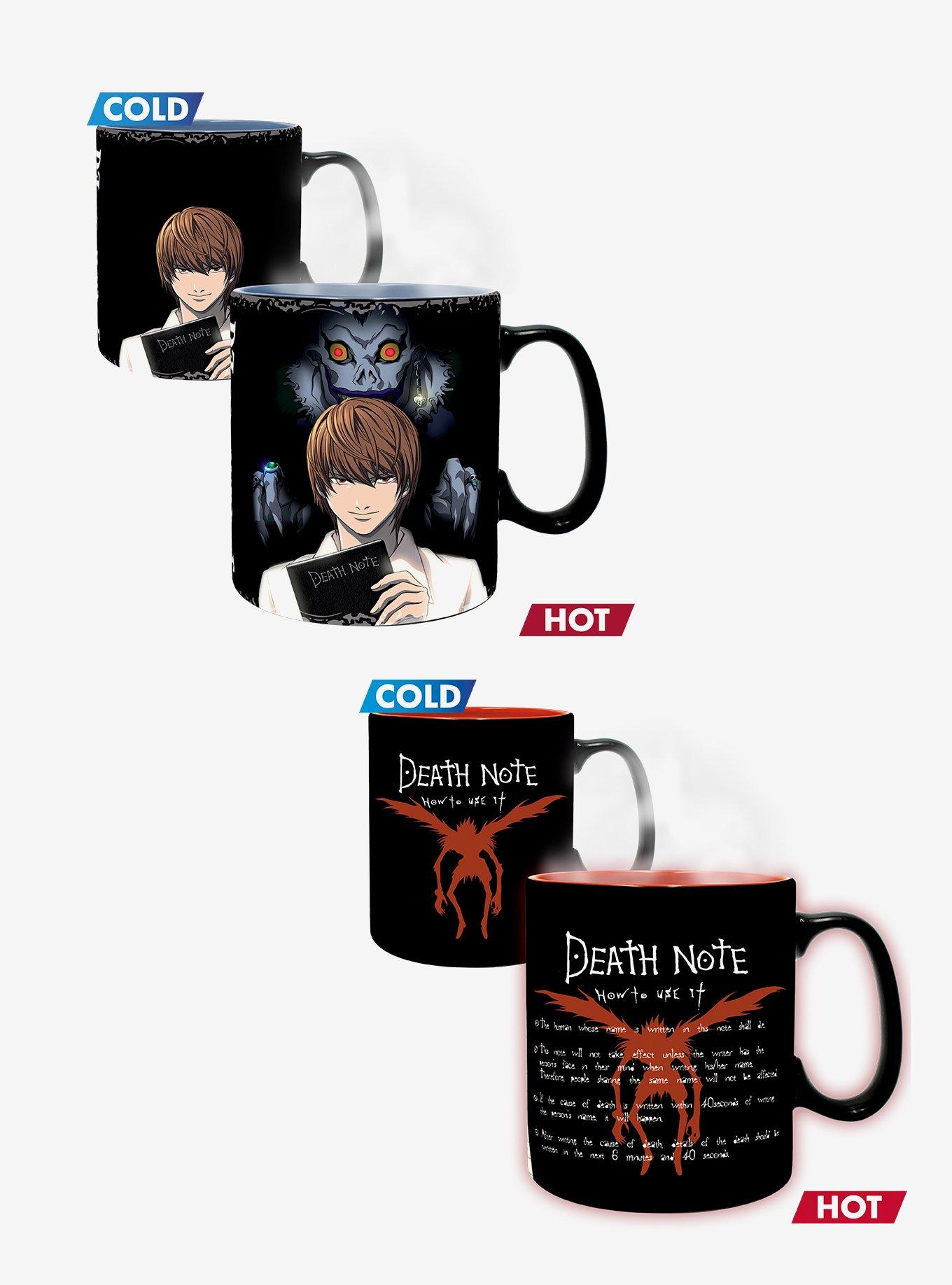 Death Note Heat Change Mug Set