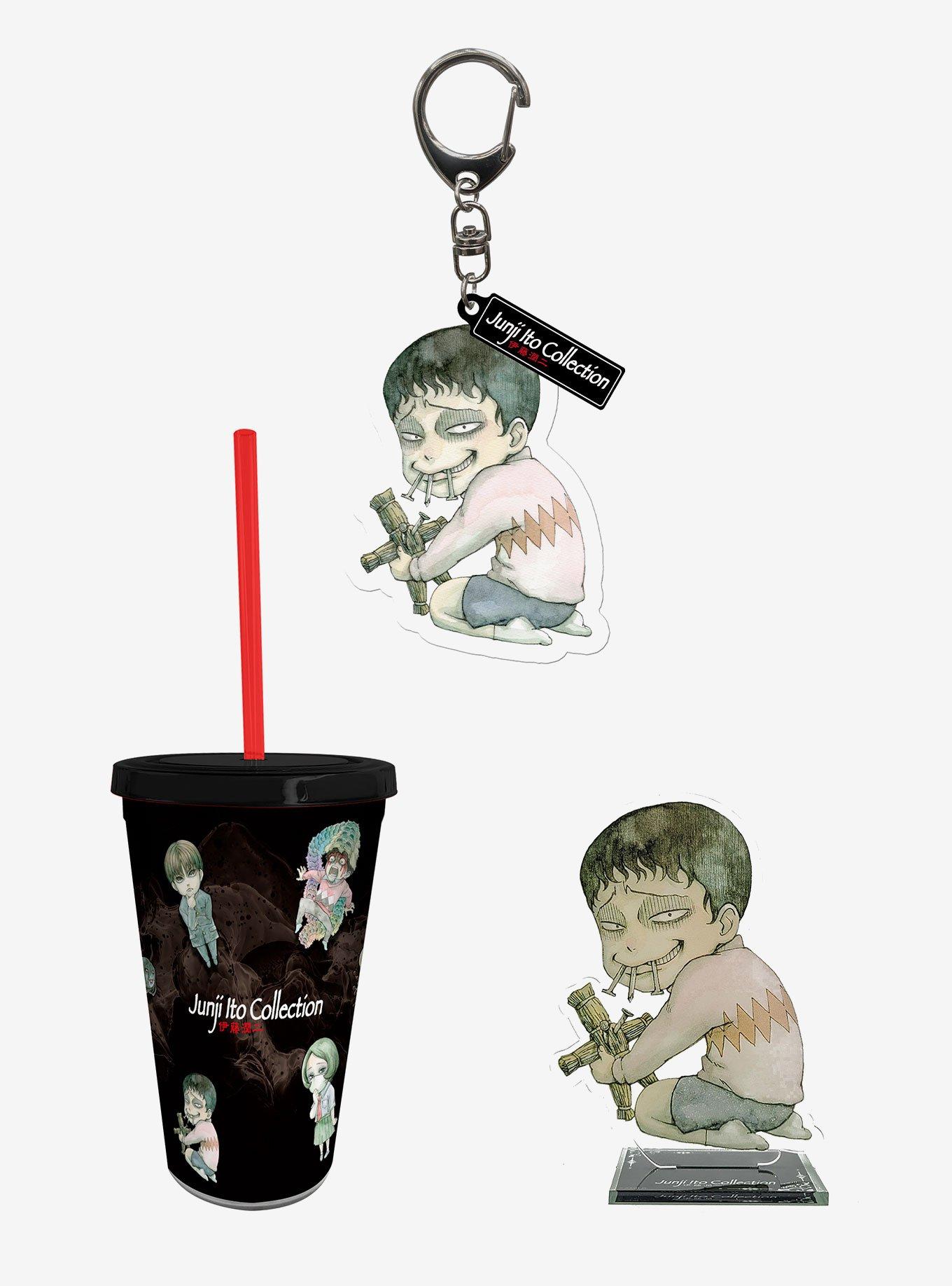 Junji Ito Souichi Tumbler with Straw, Acrylic Figure & Keychain Set, , hi-res