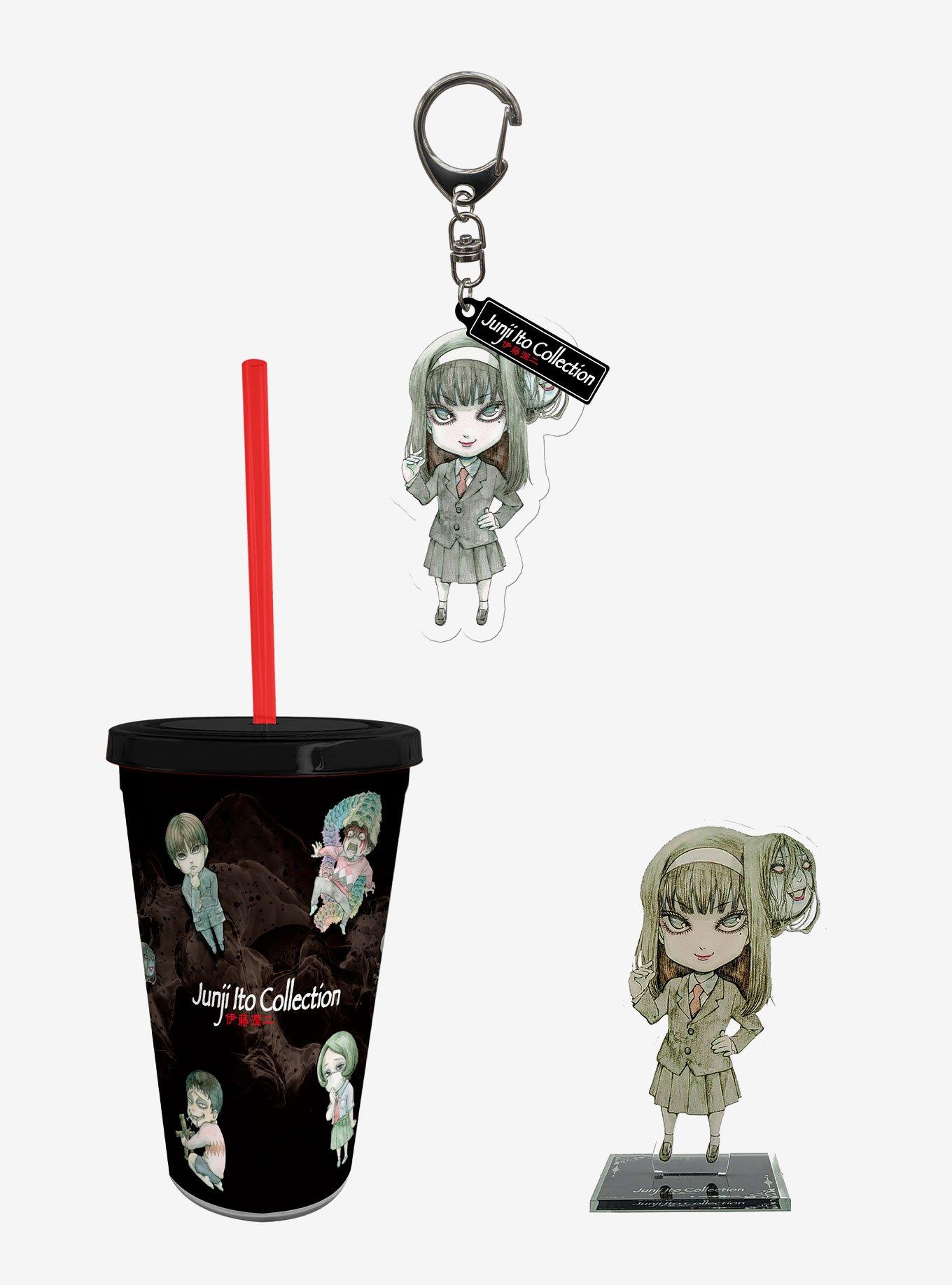 Junji Ito Tomie Tumbler with Straw, Acrylic Figure & Keychain Set, , hi-res