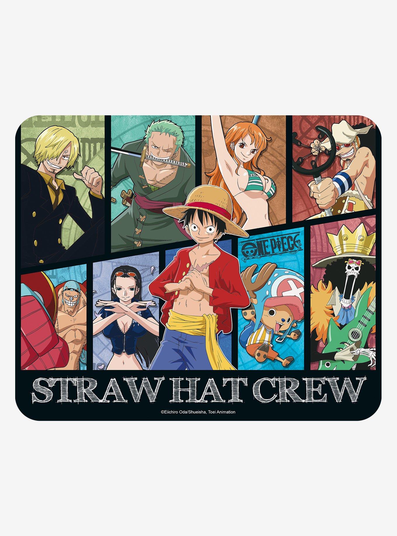One Piece Straw Hat Crew Mousepad, , hi-res