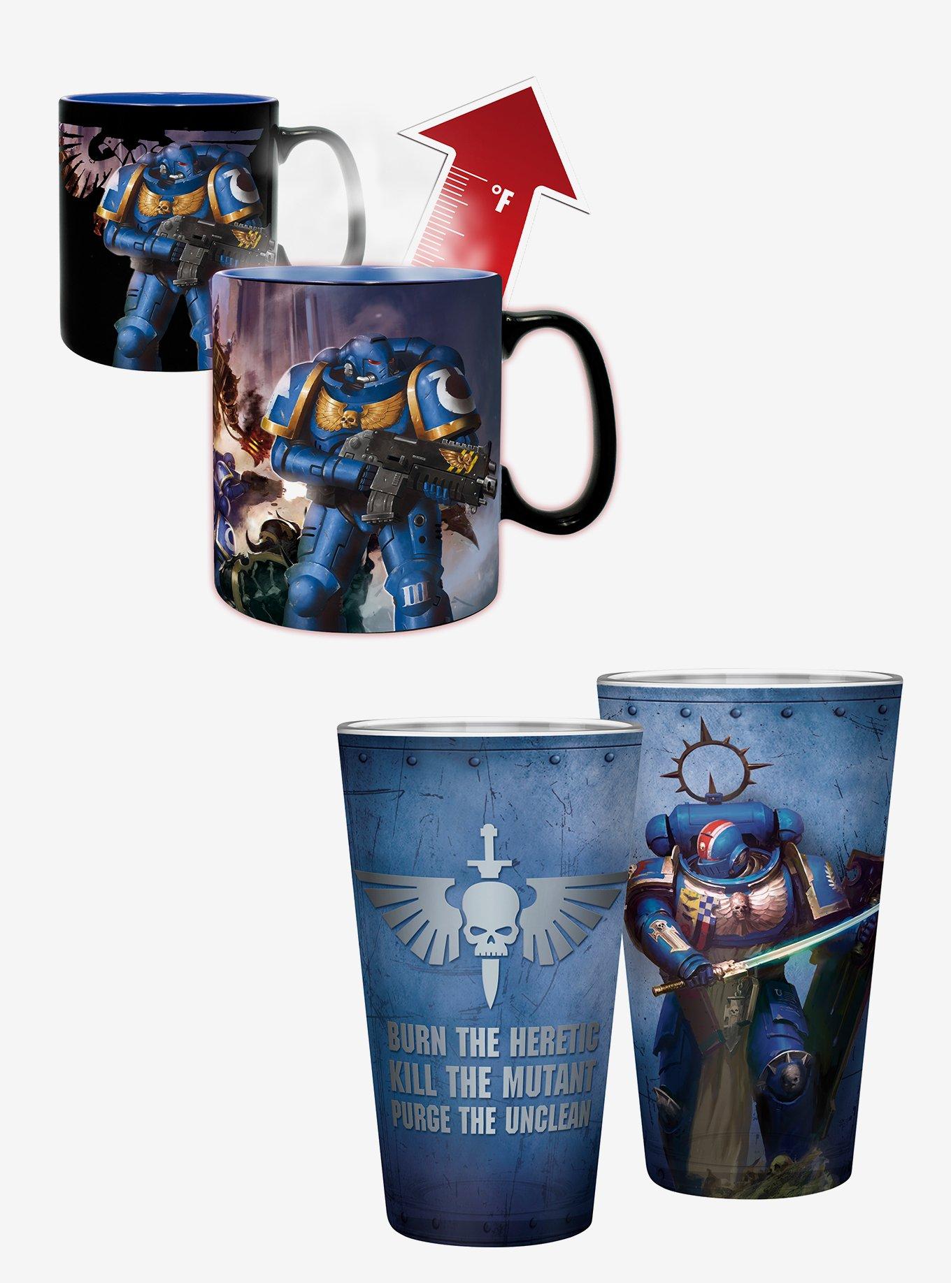 Warhammer 40K Glass & Mug Bundle, , hi-res