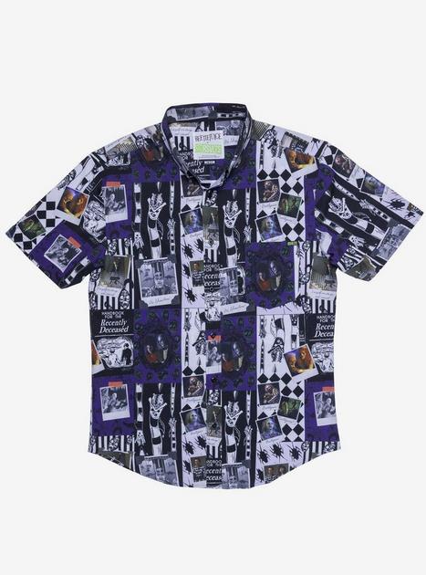 Beetlejuice RSVLTS outlets Long Sleeve Button Up