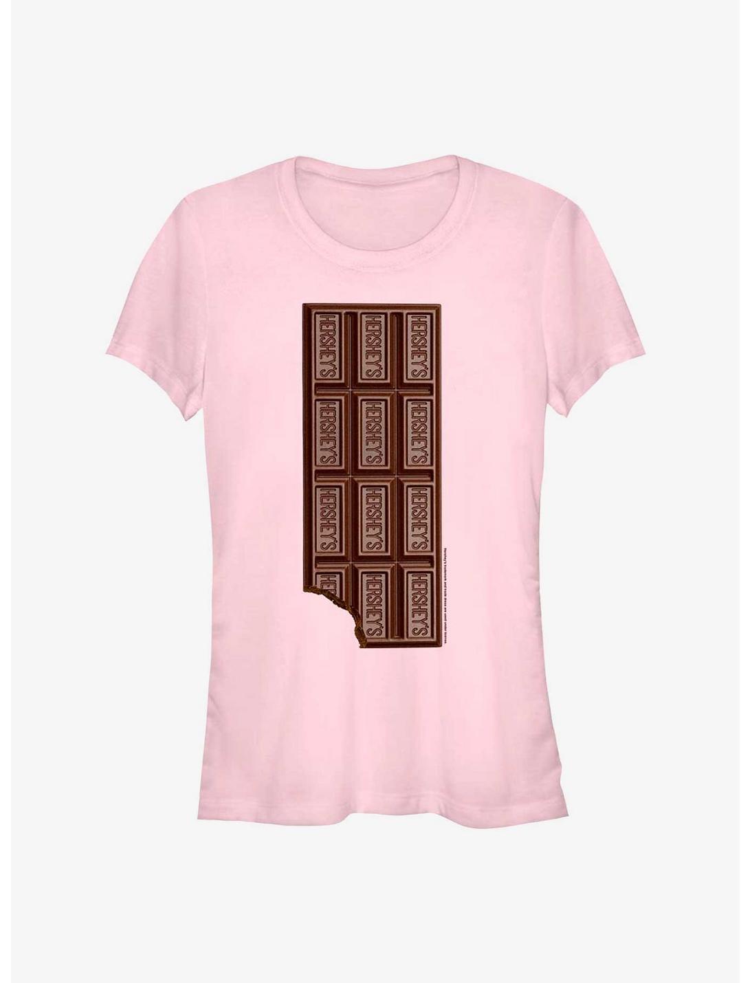 Hershey's Chocolate Bar Bite Girls T-Shirt, LIGHT PINK, hi-res