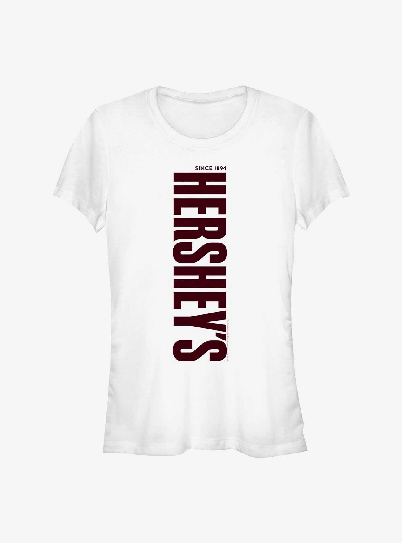 Hershey's Logo Girls T-Shirt, WHITE, hi-res