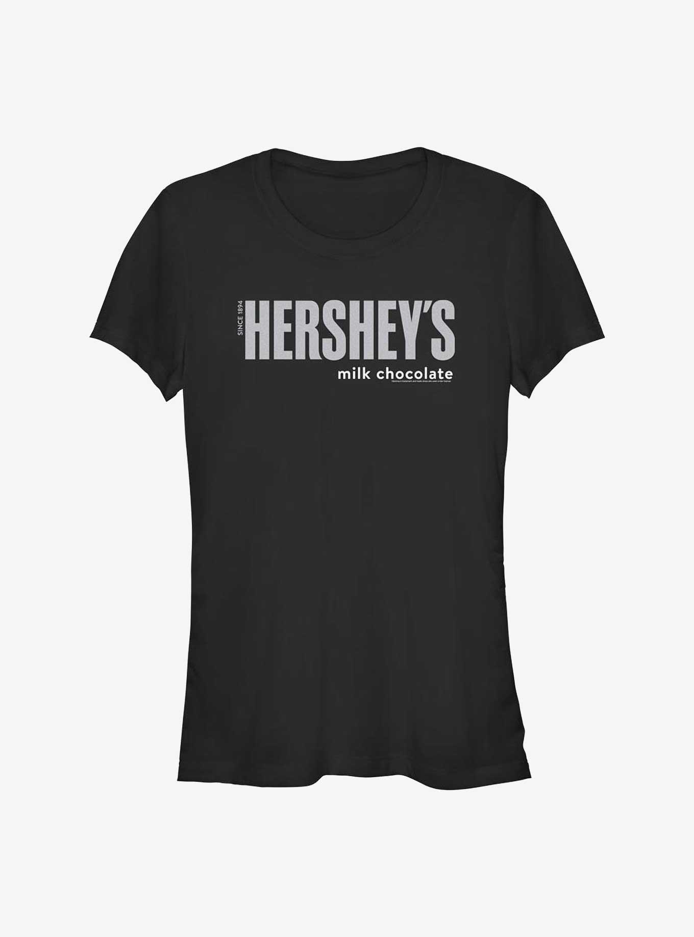 Hershey's Milk Chocolate Logo Girls T-Shirt, BLACK, hi-res