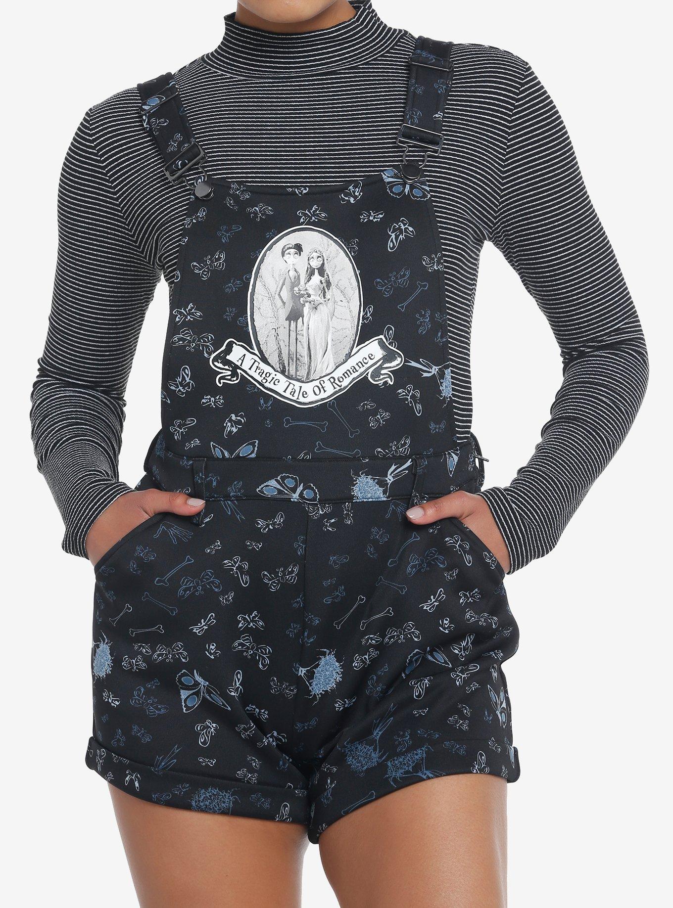 Corpse Bride Soft Shortalls, MULTI, hi-res