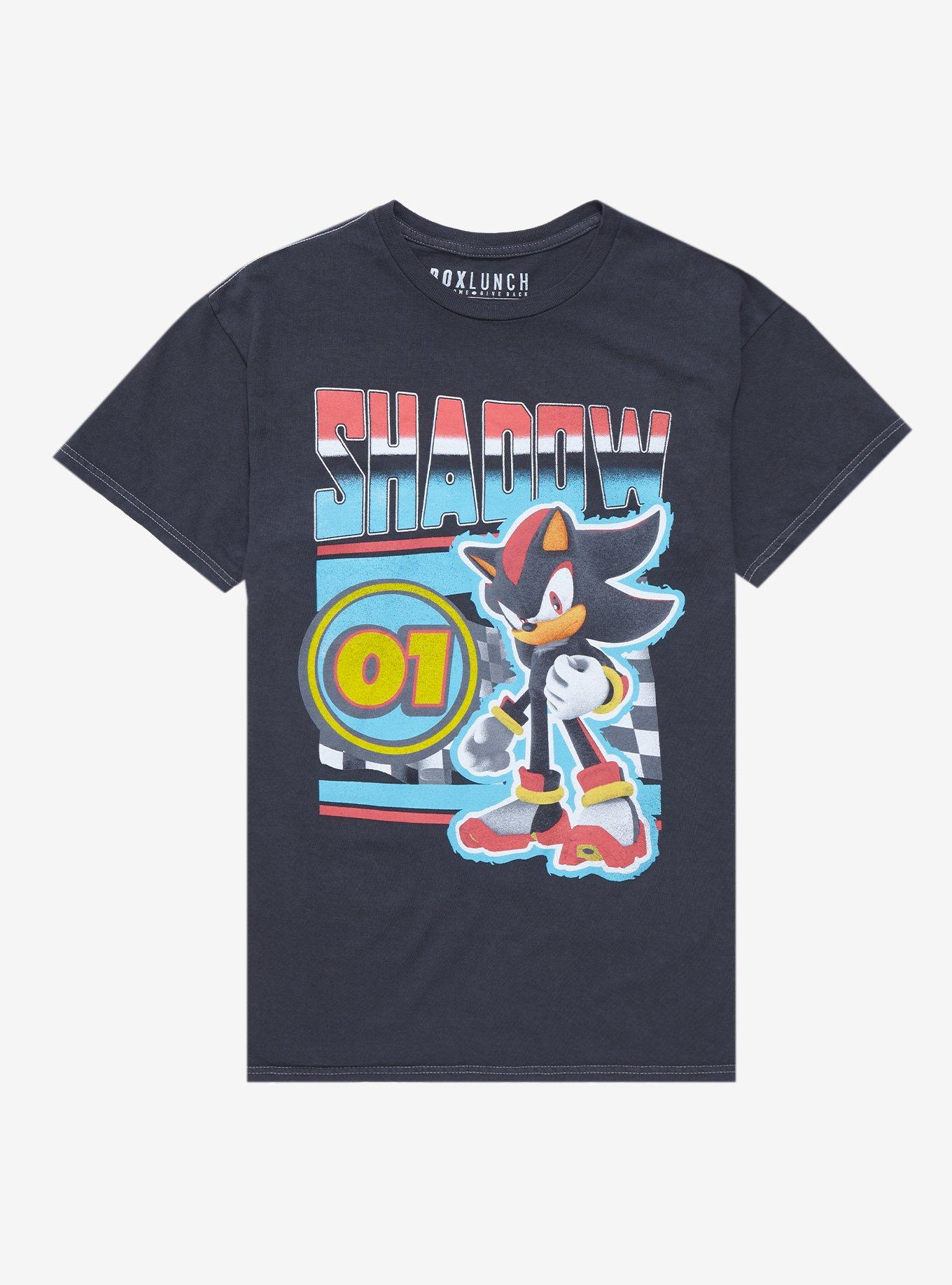 Sonic the Hedgehog Shadow Racing T-Shirt - BoxLunch Exclusive, BLACK, hi-res