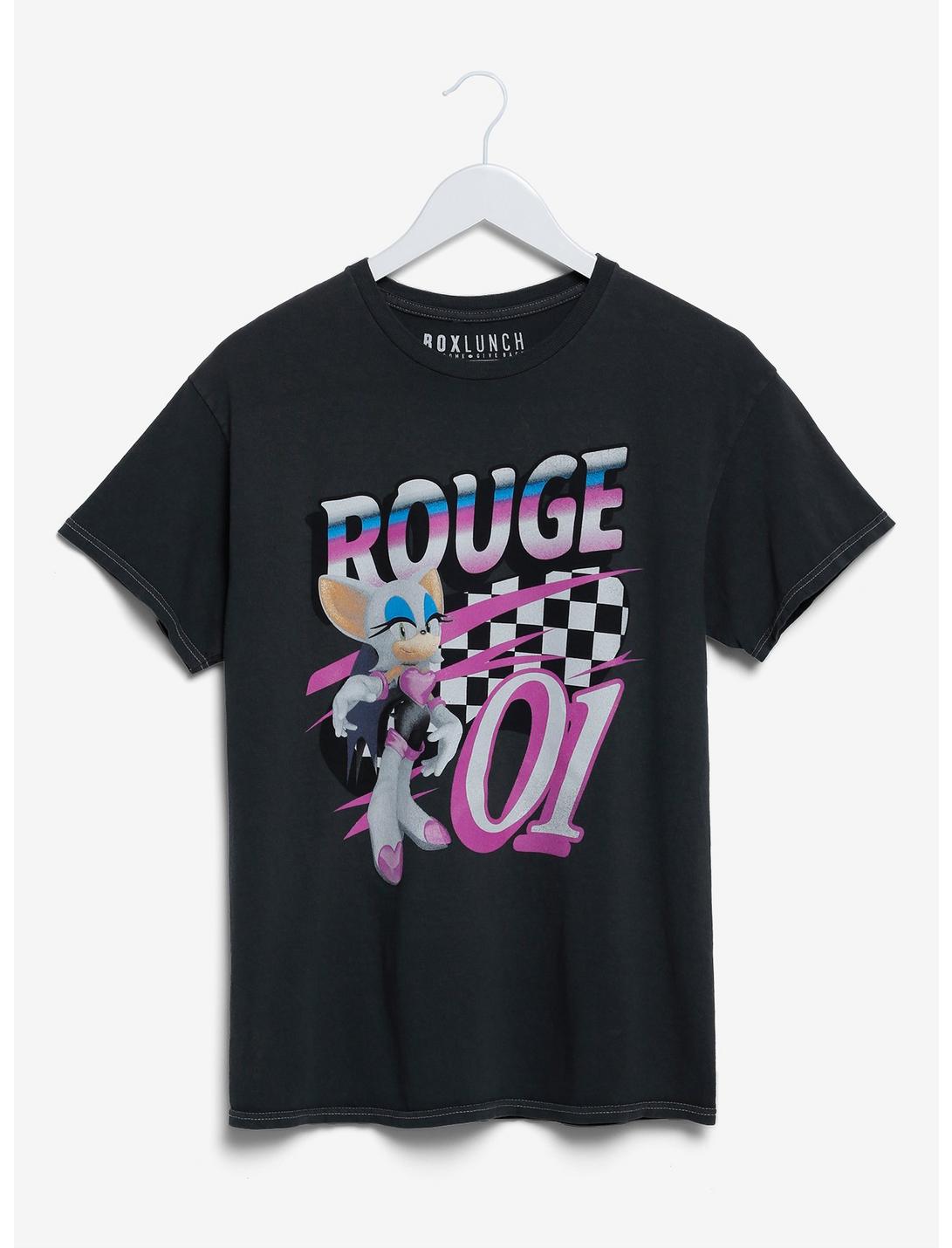 Sonic the Hedgehog Rouge Racing T-Shirt - BoxLunch Exclusive, BLACK, hi-res