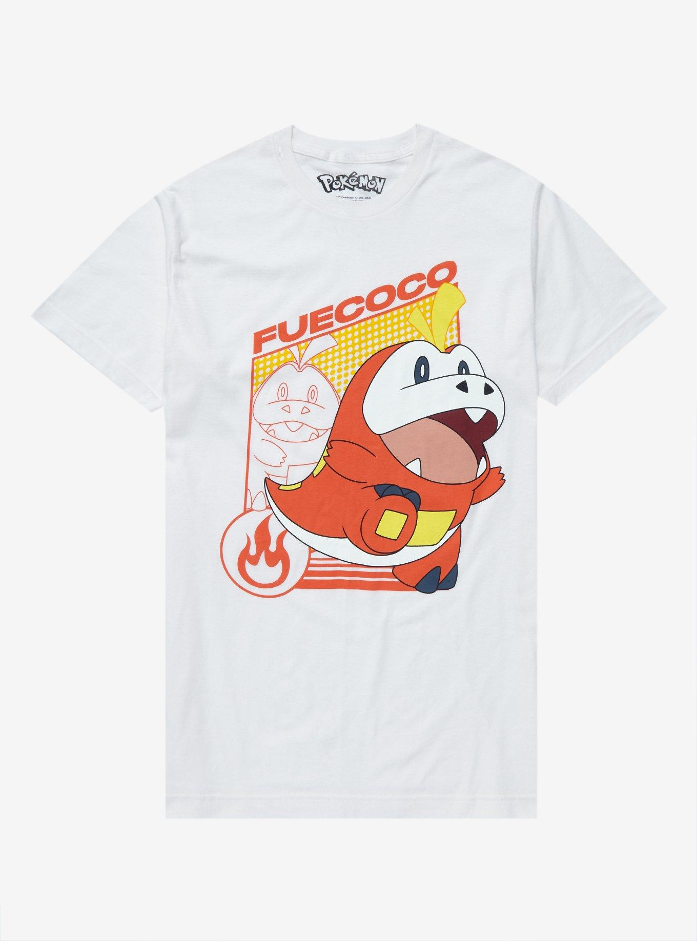 Pok&eacute;mon Fuecoco T-Shirt - BoxLunch Exclusive, OFF WHITE, hi-res