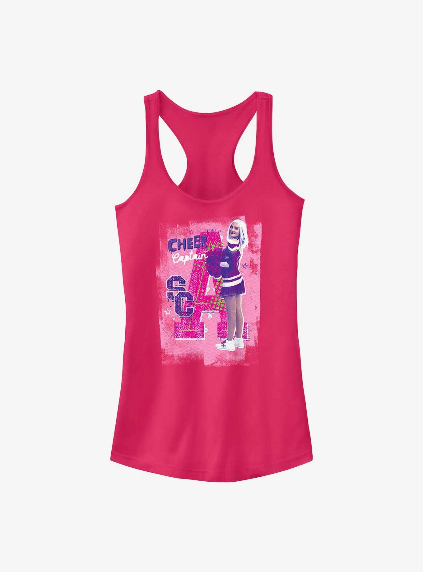 Disney Zombies 3 Cheer Captain Addison Girls Tank, RASPBERRY, hi-res