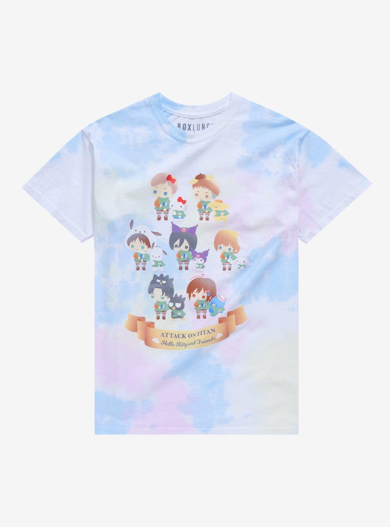 Sanrio Hello Kitty and Friends x Attack on Titan Tie-Dye T-Shirt - BoxLunch  Exclusive