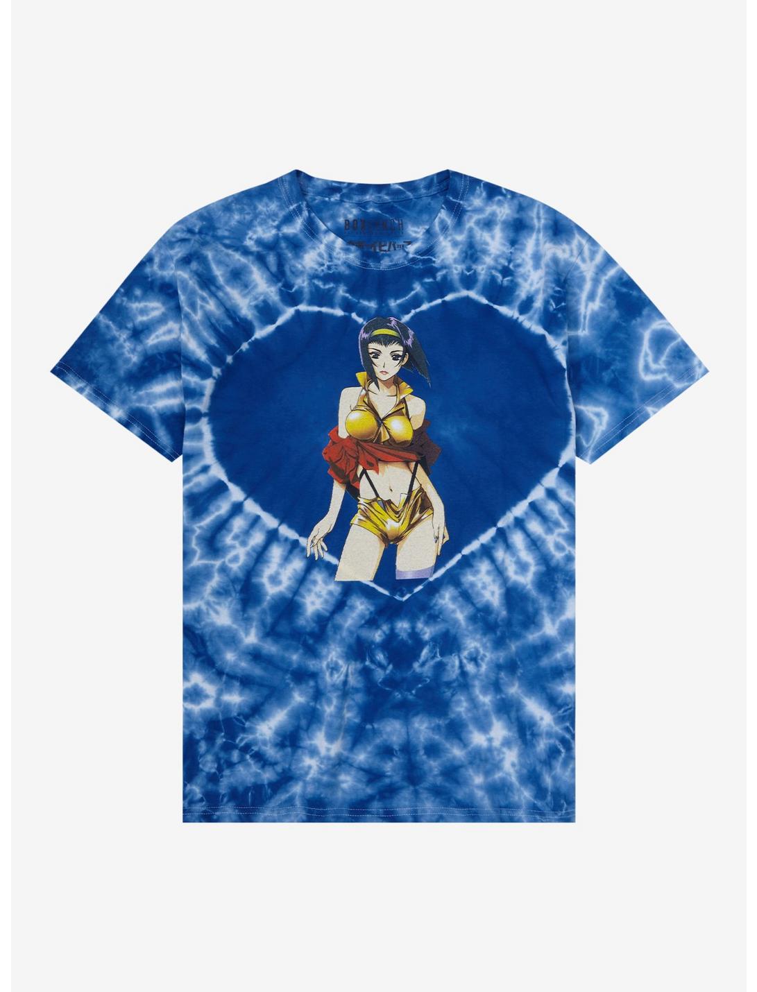 Cowboy Bebop Faye Valentine Tie-Dye T-Shirt - BoxLunch Exclusive, BLUE, hi-res