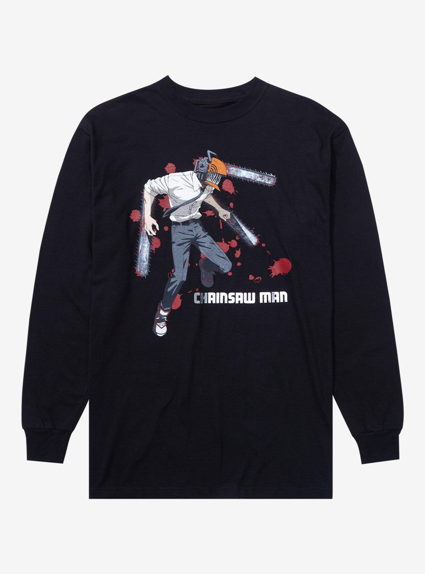 Chainsaw Man Denji Portrait Long Sleeve T-Shirt - BoxLunch