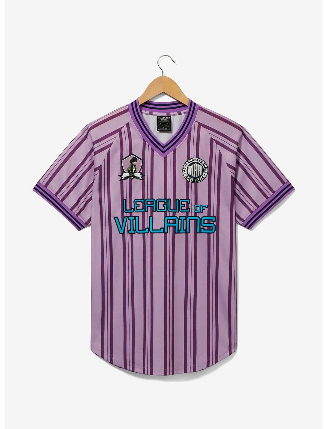 My Hero Academia League of Villains Dabi Soccer Jersey - BoxLunch Exclusive, LILAC, hi-res